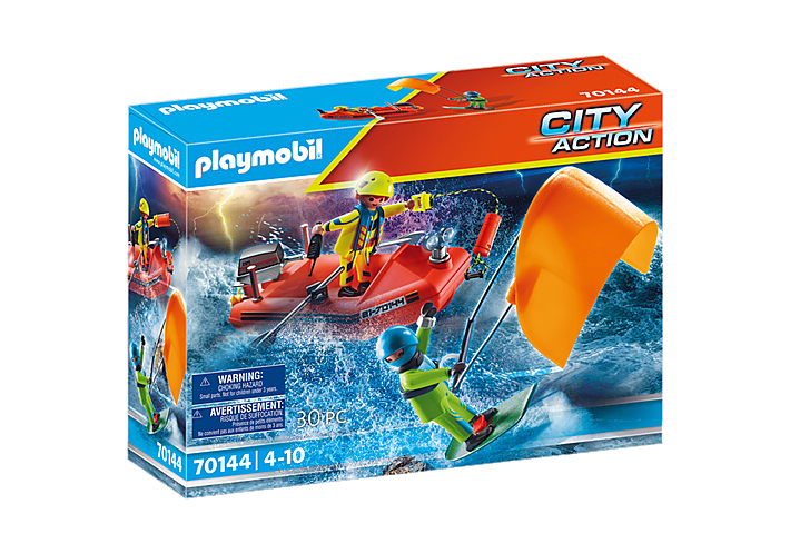 Interpretatie uitbreiden Revolutionair Playmobil City Action 70144 redding op zee: kitesurfersredding met boot -  voordelig kopen - Boltoys.nl