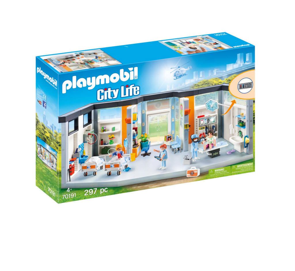 vaak belediging Vroeg Playmobil City Life 70191 ingerichte ziekenhuis vleugel - voordelig kopen -  Boltoys.nl